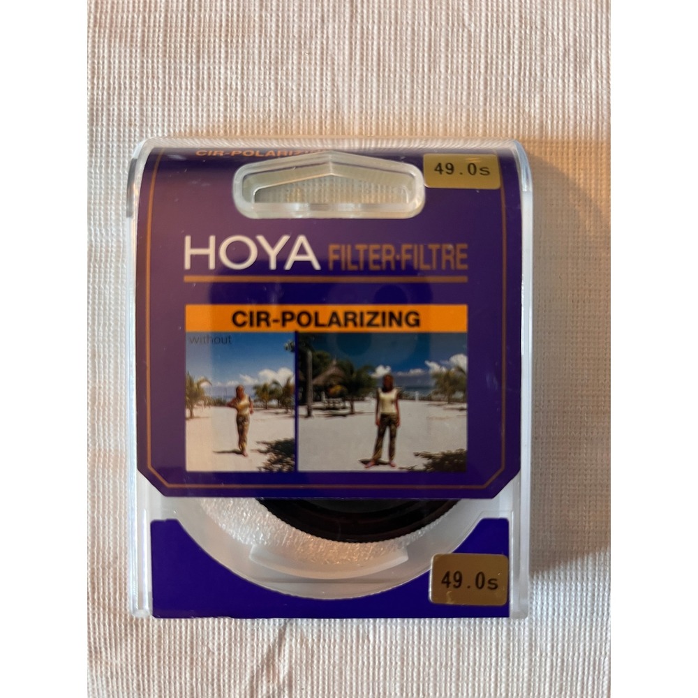 Hoya 49mm Circular Polarizing Filter CPL for Camera Lens Made in Japan Tokina
